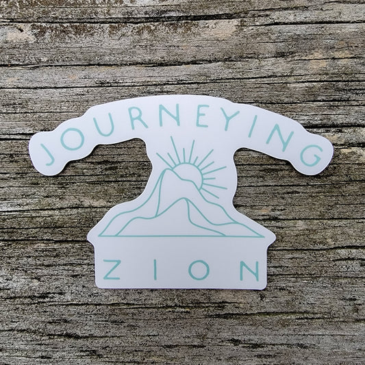 Journeying Zion Logo Sticker